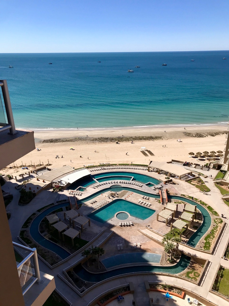 View from the patio of the condo.